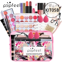 Kits de maquiagem Popfeel para iniciantes tudo em um kit essencial de maquiagem