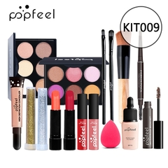 Kits de maquiagem Popfeel para iniciantes tudo em um kit essencial de maquiagem - Mendes Imports