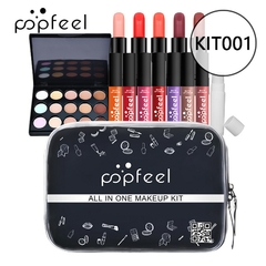 Imagem do Kits de maquiagem Popfeel para iniciantes tudo em um kit essencial de maquiagem