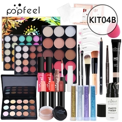 Kits de maquiagem Popfeel para iniciantes tudo em um kit essencial de maquiagem - Mendes Imports