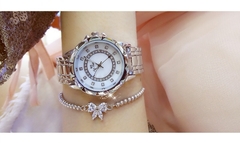 Relógio feminino strass BS - loja online