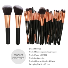 Kit de Pincéis de Maquiagem Profissional
