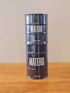 Set Matero Azúcar Yerba Metal Con Vertedor Kit X 2 - Calma Store Deco