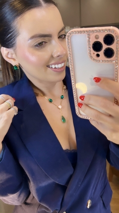 CONJUNTO VERDE E NUDE