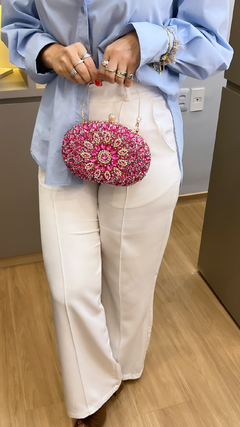 Clutch Pedraria Pink - comprar online