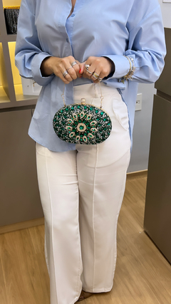 Clutch Pedraria Verde na internet