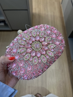 Clutch Pedraria Rosa na internet
