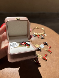 PINGENTE E BERLOQUE VERMELHO - SEMIJOIA - comprar online