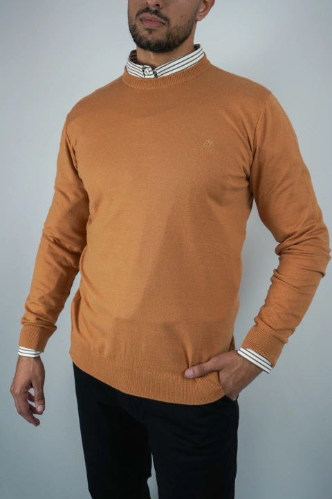 SWEATER "GUSTAVO" BROWN - comprar online