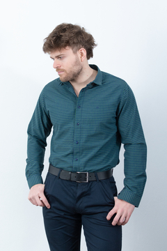 Camisa Brisbane Cuadros Verde