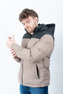 Campera Puffer Lucky Beige - Broken Hill