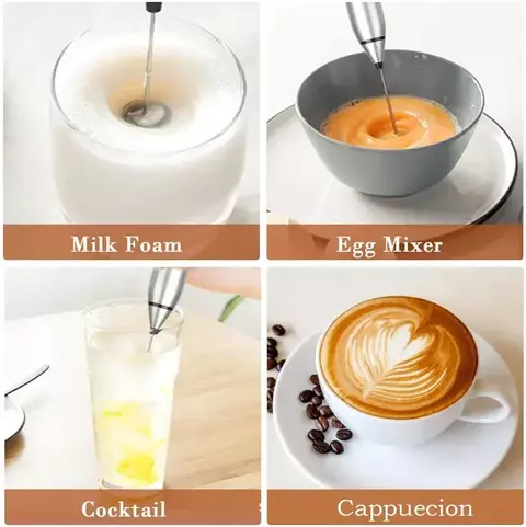 Mixer de Espuma para leite recarregavel usb mini cafeteira Portatil.