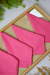 Guardanapo de algodão rosa pink - comprar online