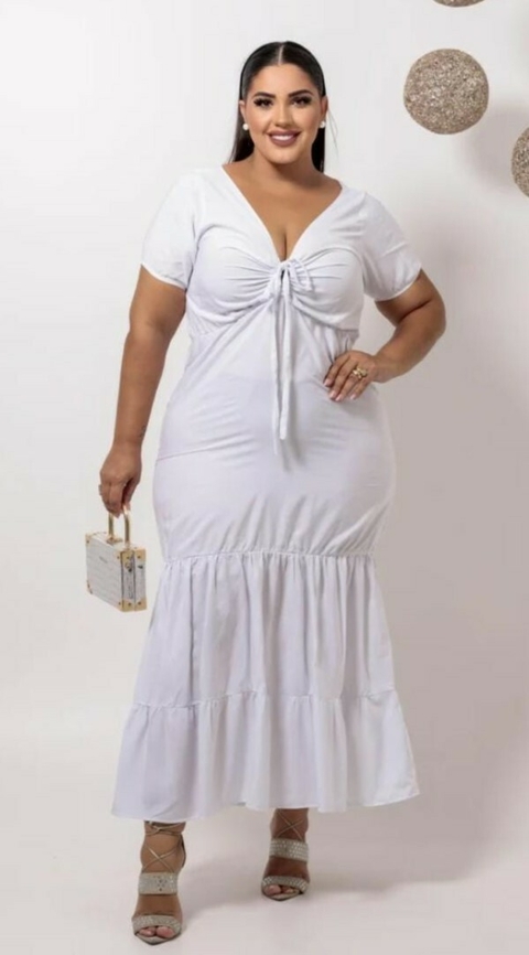 Vestido Marsala Plus -