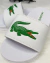Chinelo Slide Lacoste branco - comprar online