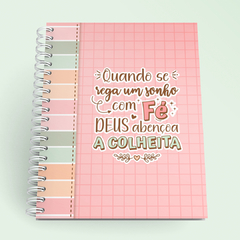 Imagem do Caderno sonhos Fé