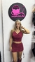Conjunto Miami Bordo Glitter - tienda online