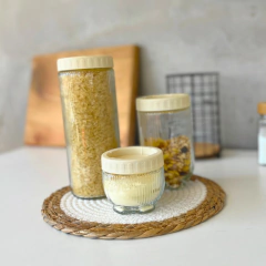 SET FRASCOS ENCASTRABLES X3 - Gema objetos