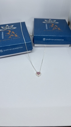 COLAR ANNIE CRAVEJADO - ROSA - comprar online