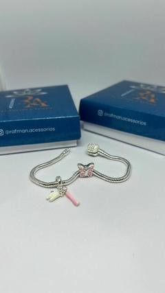 BERLOQUE SEPARADOR - BORBOLETA ROSA - comprar online