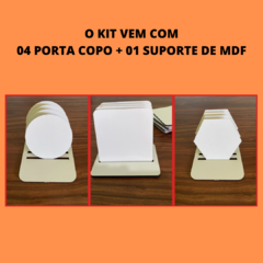 PORTA COPO PERSONALIZADO MDF OU NEOPRENE – “COLOCA A P#RR@ DO COPO AQUI” - Solta O Verbo Store