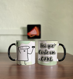 Imagem do CANECA INTERIOR E ALÇA COLORIDA - "PAI QUE CURTE..."