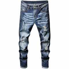 Calça jeans destroyed