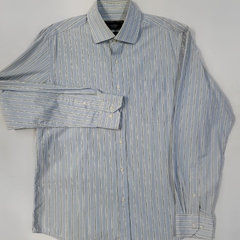 Camisa listrada manga longa M - Garimp4
