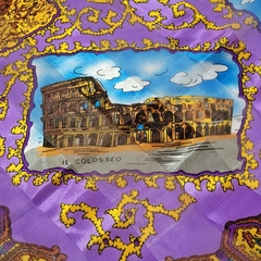 Lenço italiano roxo na internet