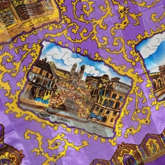 Lenço italiano roxo - loja online