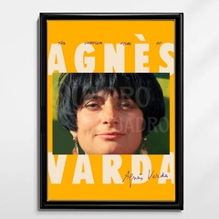 Quadro Agnès Varda Filme Pôster Placa Decorativa