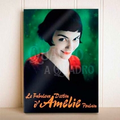 Quadro O Fabuloso Destino de Amélie Poulain Filme Pôster Placa Decorativa - loja online
