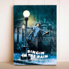 Quadro Cantando na Chuva Filme Pôster Placa Decorativa - loja online