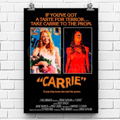 Imagem do Quadro Carrie A Estranha Brian De Palma Filme Pôster Placa Decorativa