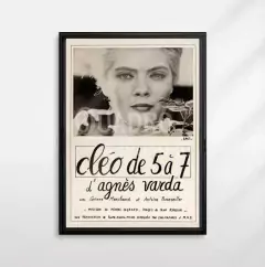 Quadro Cléo das 5 às 7 Agnès Varda Filme Pôster Placa Decorativa