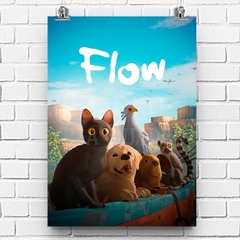 Imagem do Quadro Flow Filme Pôster Placa Decorativa