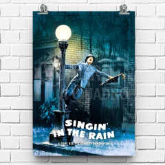 Imagem do Quadro Cantando na Chuva Filme Pôster Placa Decorativa