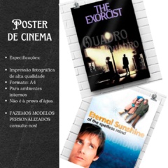 Poster Cinema O Fabuloso Destino de Amélie Poulain Filme - comprar online