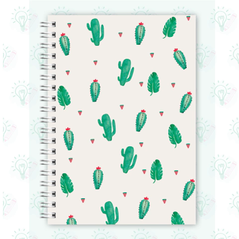 Caderno Cactos