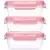 Kit 3 potinhos Herméticos Rosa Buba 100ml - comprar online