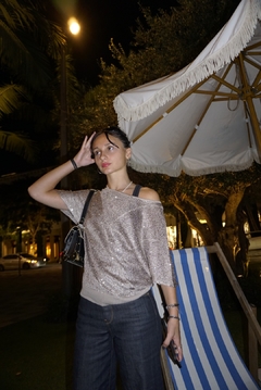 Remera hilo Brillos - comprar online