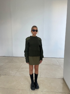 SWEATER verde militar - SHOUT1