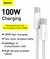 Cabo Turbo Baseus Usb-c P/ Usb-c P/ iPhone 15 Android 100w 1 metro - loja online