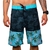 Bermuda Tactel surf estampada Elastano com cordão na cintura