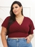 CROPPED PLUS SIZE CANELADO COM MANGA FLARE na internet