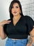 CROPPED PLUS SIZE CANELADO COM MANGA FLARE na internet