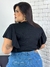 CROPPED PLUS SIZE CANELADO COM MANGA FLARE - loja online
