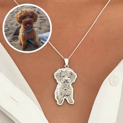 Collar Retrato Plata 925 - comprar online