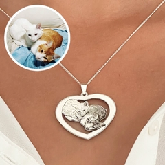 Collar Corazón Calado Plata 925 - comprar online