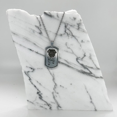 Collar Retrato Acero - tienda online